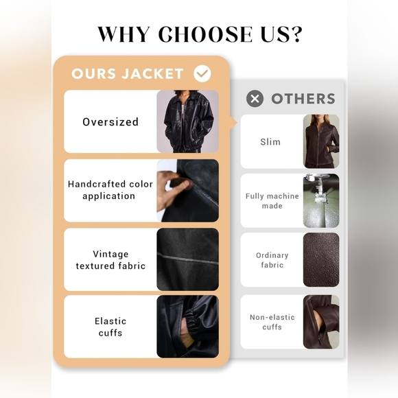 Womens Oversized Y2K Faux Leather Jackets Vintage Fashion Motorcycle Coat - Picture 8 of 13